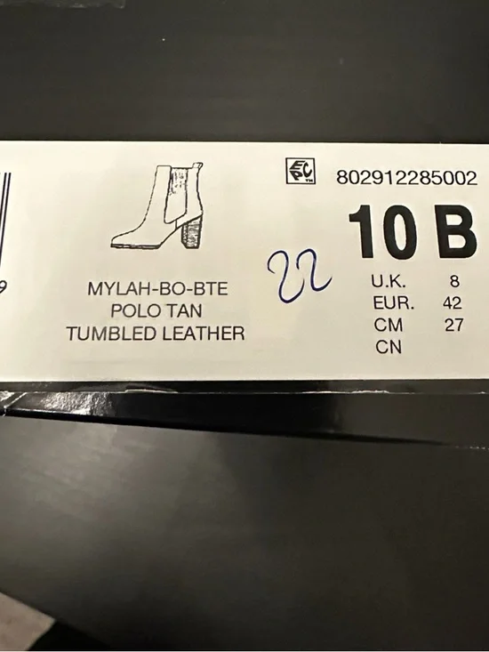 LAUREN RALPH LAUREN
Mylah Il Polo Tan Tumbled Leather Ankle Boots - Picture 12 of 12